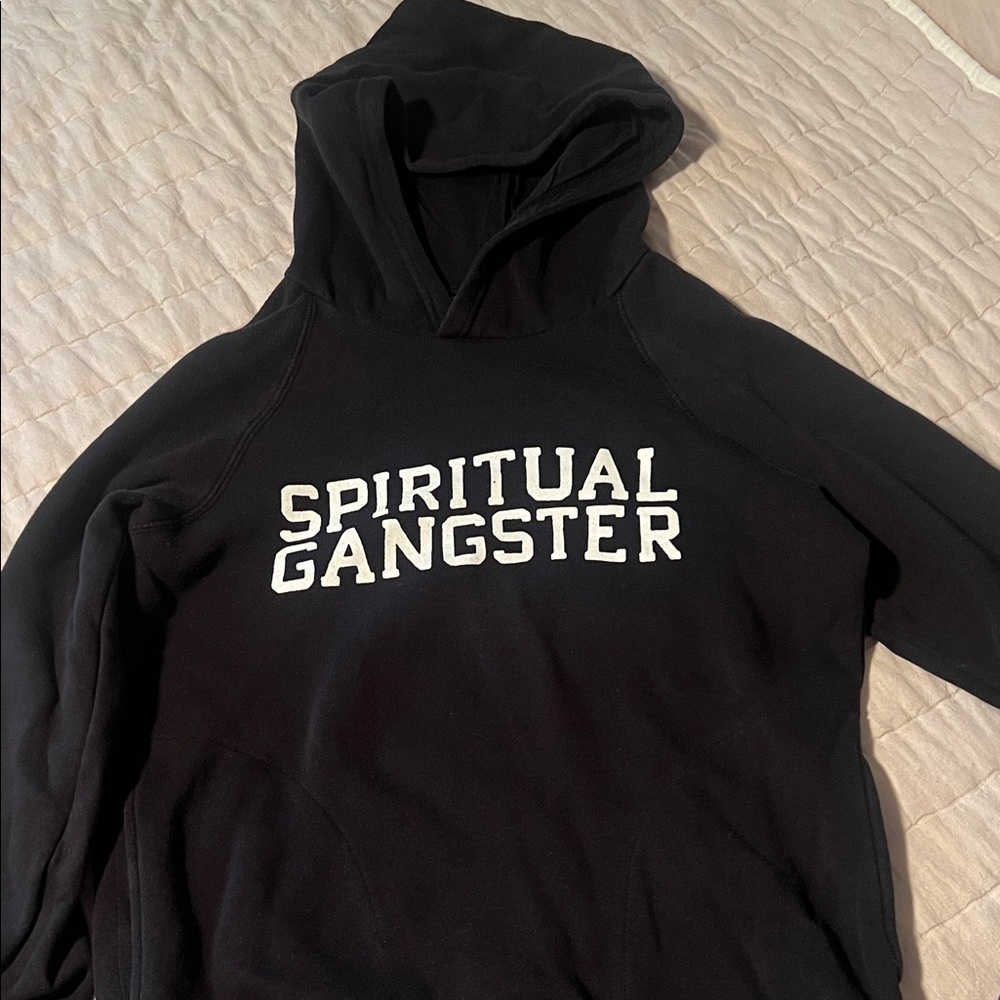 Spiritual Gangster Black Hoodie Sweater